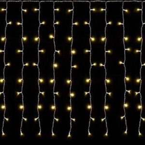 Led gordijn warm wit 5 mtr.