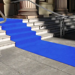 Loper Blauw L5.00 x B1.00 meter