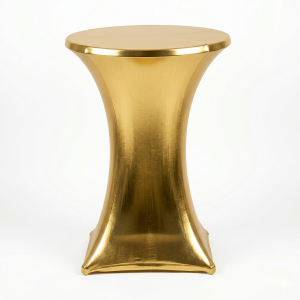 Statafelrok stretch goud