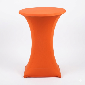 Statafelrok stretch oranje