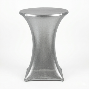 Statafelrok stretch zilver